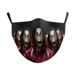 Stoffmaske Haus des Geldes
