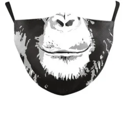 Stoffmaske Hey Monkey