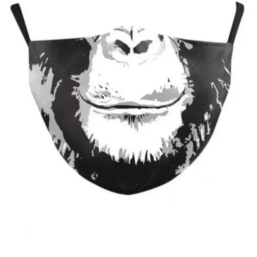 Stoffmaske Hey Monkey