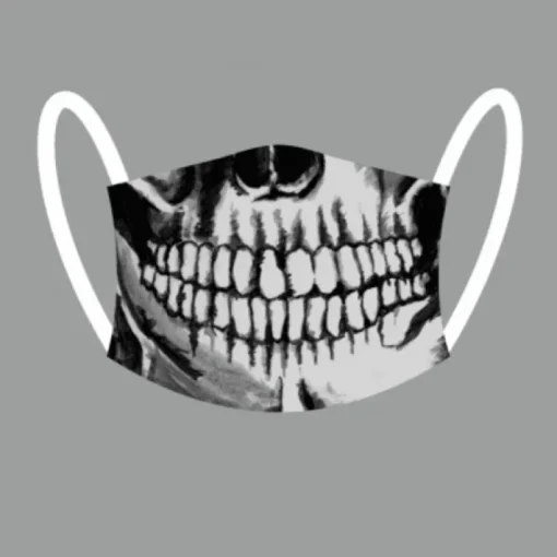 Stoffmaske Totenkopf