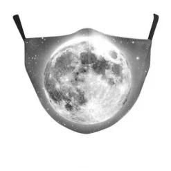 Stoffmaske Universe Moon
