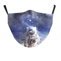 Stoffmaske Universe Moon