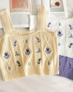 Strick Crochet Top Iris