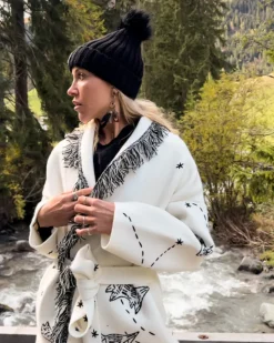 Strickjacke Cardigan White Planet