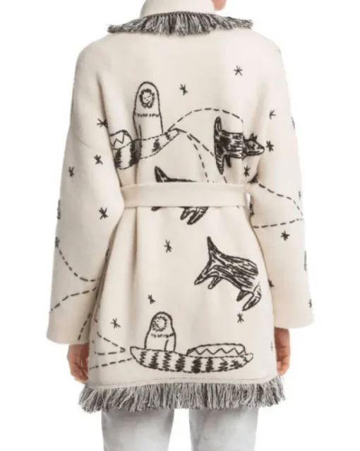 Strickjacke Cardigan White Planet