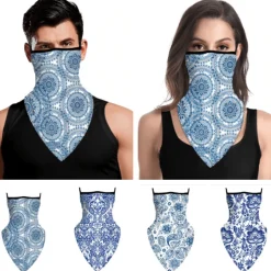 Sturmmaske | Halsschlauch Maske Fiori Blu