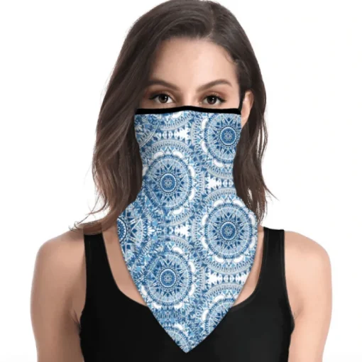Sturmmaske | Halsschlauch Maske Fiori Blu