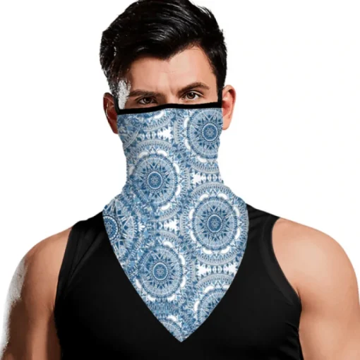 Sturmmaske | Halsschlauch Maske Fiori Blu