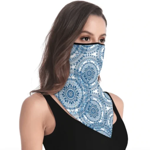 Sturmmaske | Halsschlauch Maske Fiori Blu