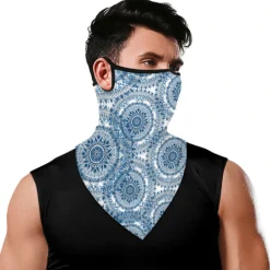 Sturmmaske | Halsschlauch Maske Fiori Blu