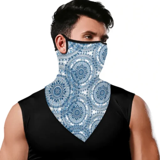 Sturmmaske | Halsschlauch Maske Fiori Blu