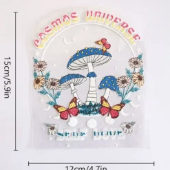 Sun Catcher Sticker Mushroom Universe