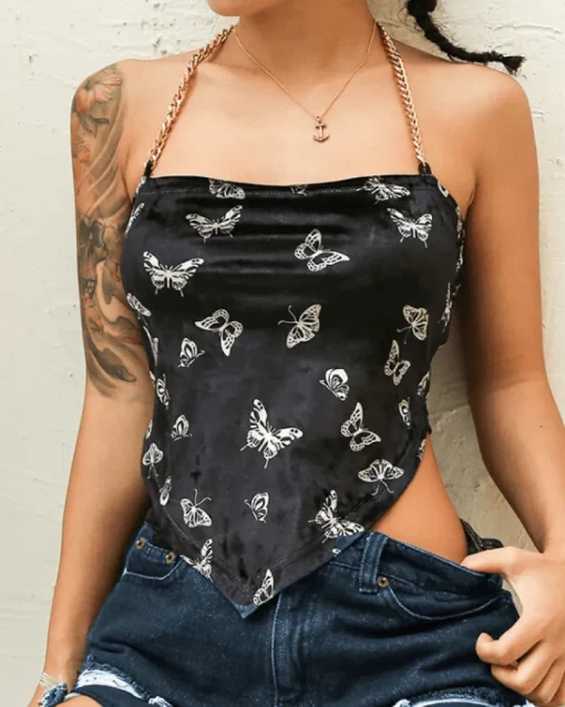 Top Black Butterfly