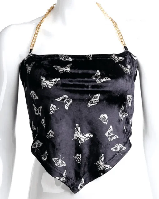 Top Black Butterfly