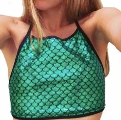 Top Sirena Verde
