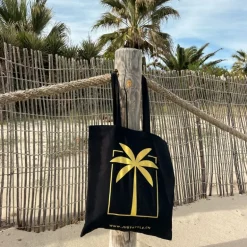 Tote Bag | Nachhaltige schwarze Stofftasche | Dolce Far F*cking Niente