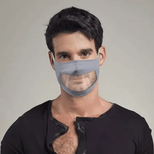 Transparente Maske Sonrisa