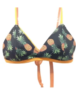 Triangel Bikinioberteil Black Pineapple
