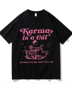 T-Shirt Karma is a Cat
