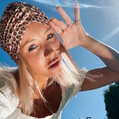 Turban Kopfbedeckung Leopard