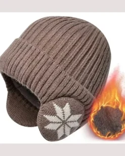 Unisex Winter Beanie Snowflake