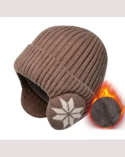 Unisex Winter Beanie Snowflake