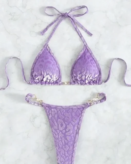 Velvet Leopard Bikini Wildy