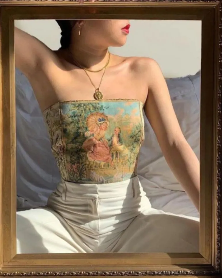 Vintage Crop Top La Historia