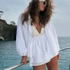 Weisses Set Shorts & Bluse Kaya