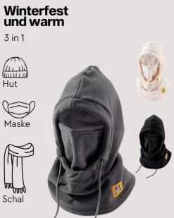 Wintermütze mit Maske Robin