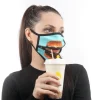 Zipper Gesichtsmaske Burger