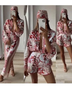 Zweiteiler Set Shorts & Bluse Ischia